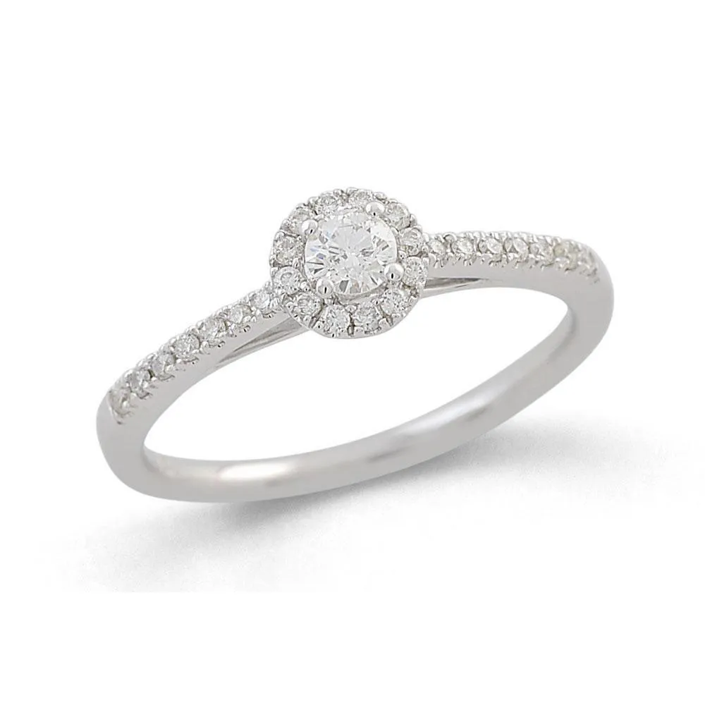 0.26ct Diamond Engagement Ring
