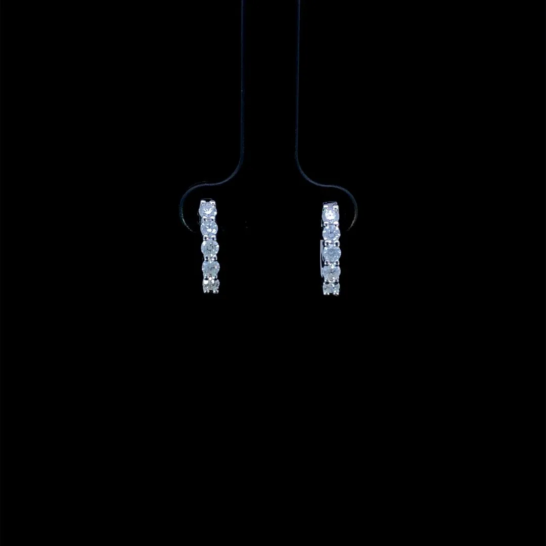 164248 - .50 ctw diamond hoops