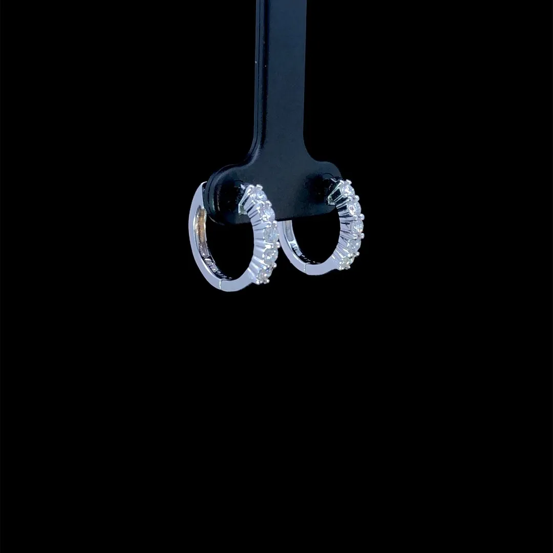 164248 - .50 ctw diamond hoops