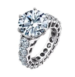 3.00 CARAT ROUND BRILLIANT CUT DIAMOND ENGAGEMENT RING