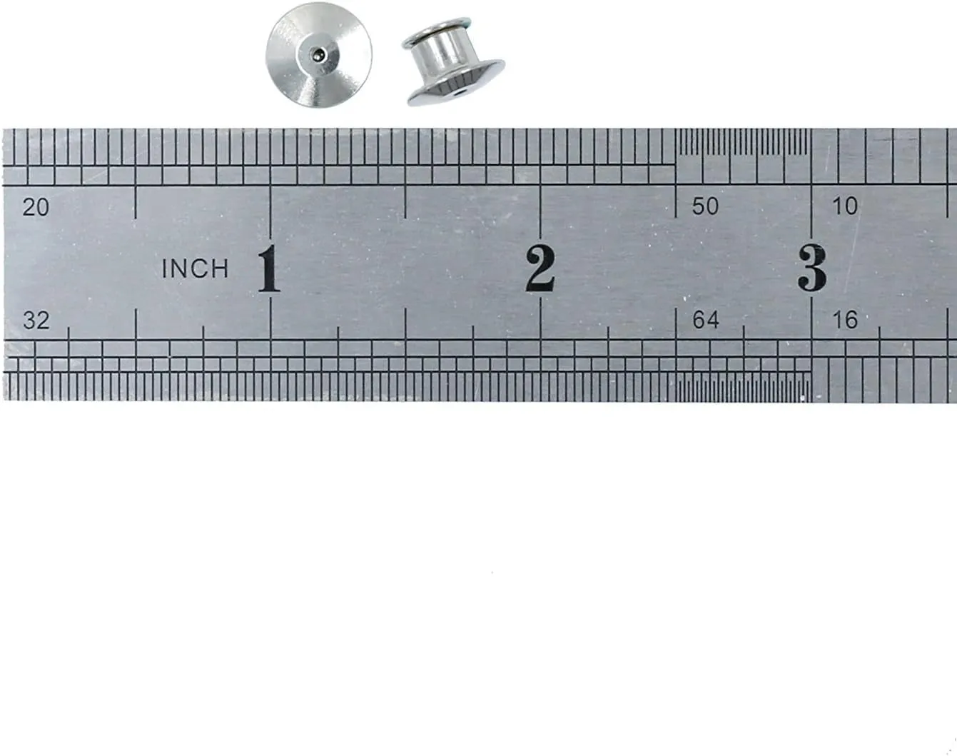 40 Pieces Metal Pin Backs Locking Pin Keepers Locking Clasp with Storage Case