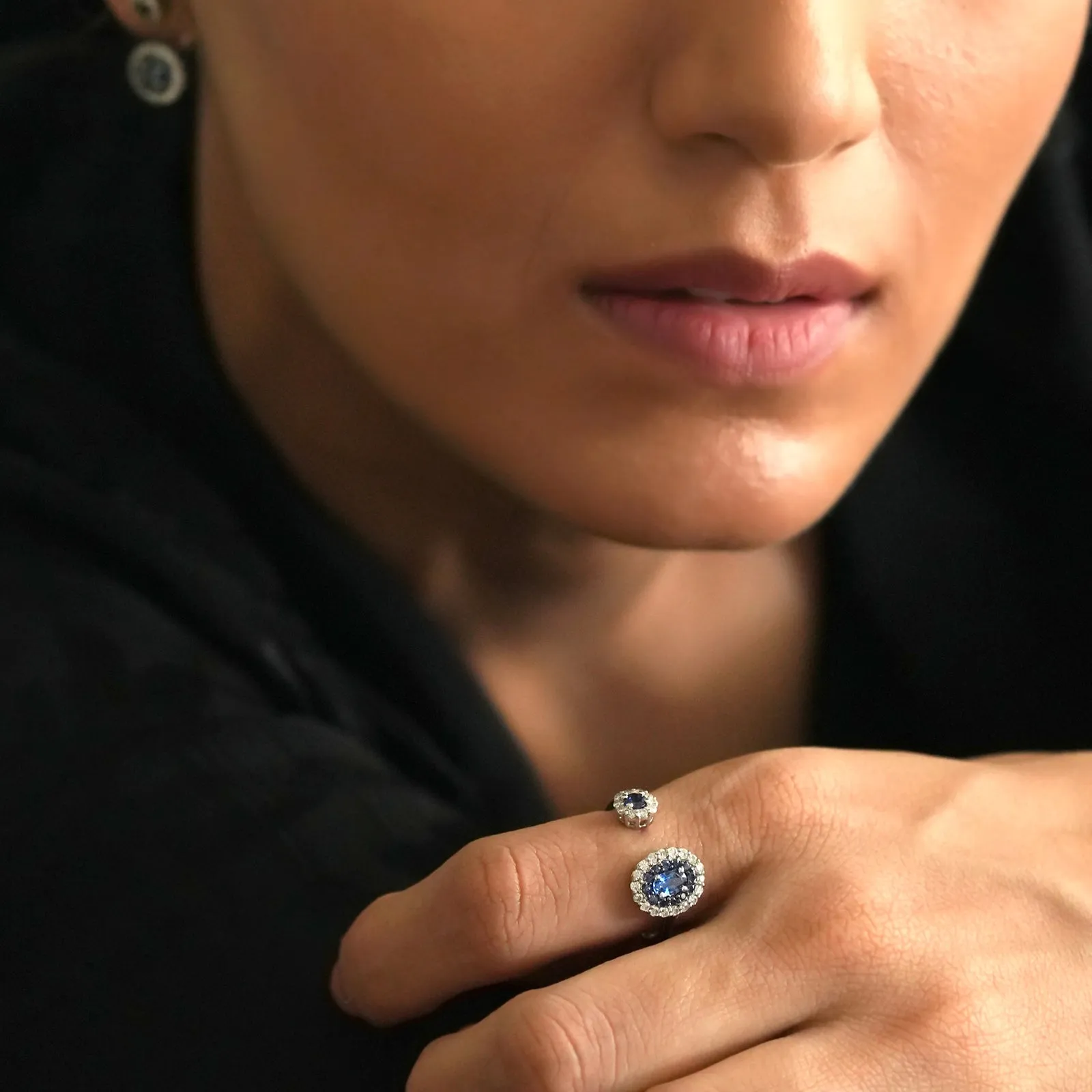 Adele Sapphire  Ring
