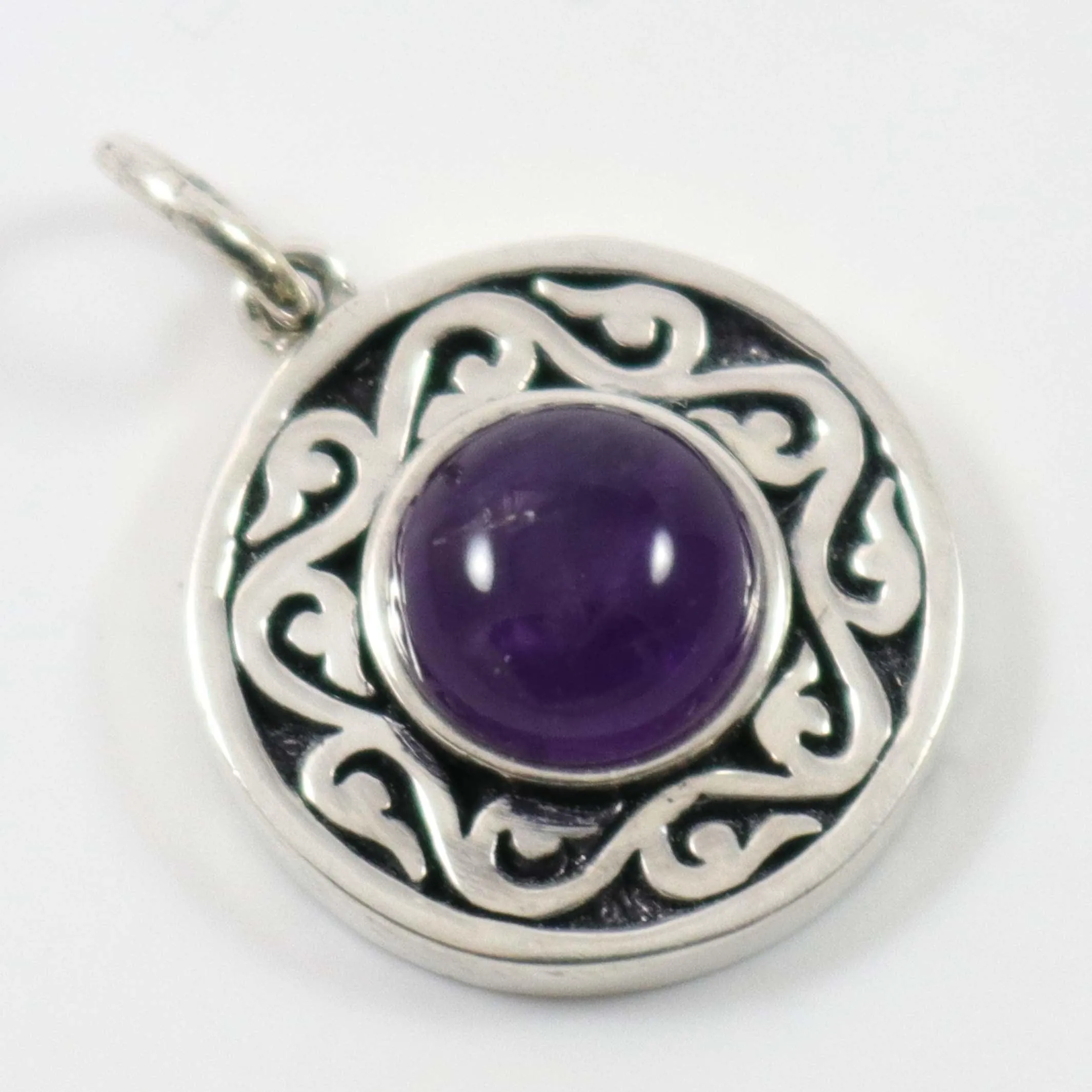 Amethyst Spirit Medallion Pendant