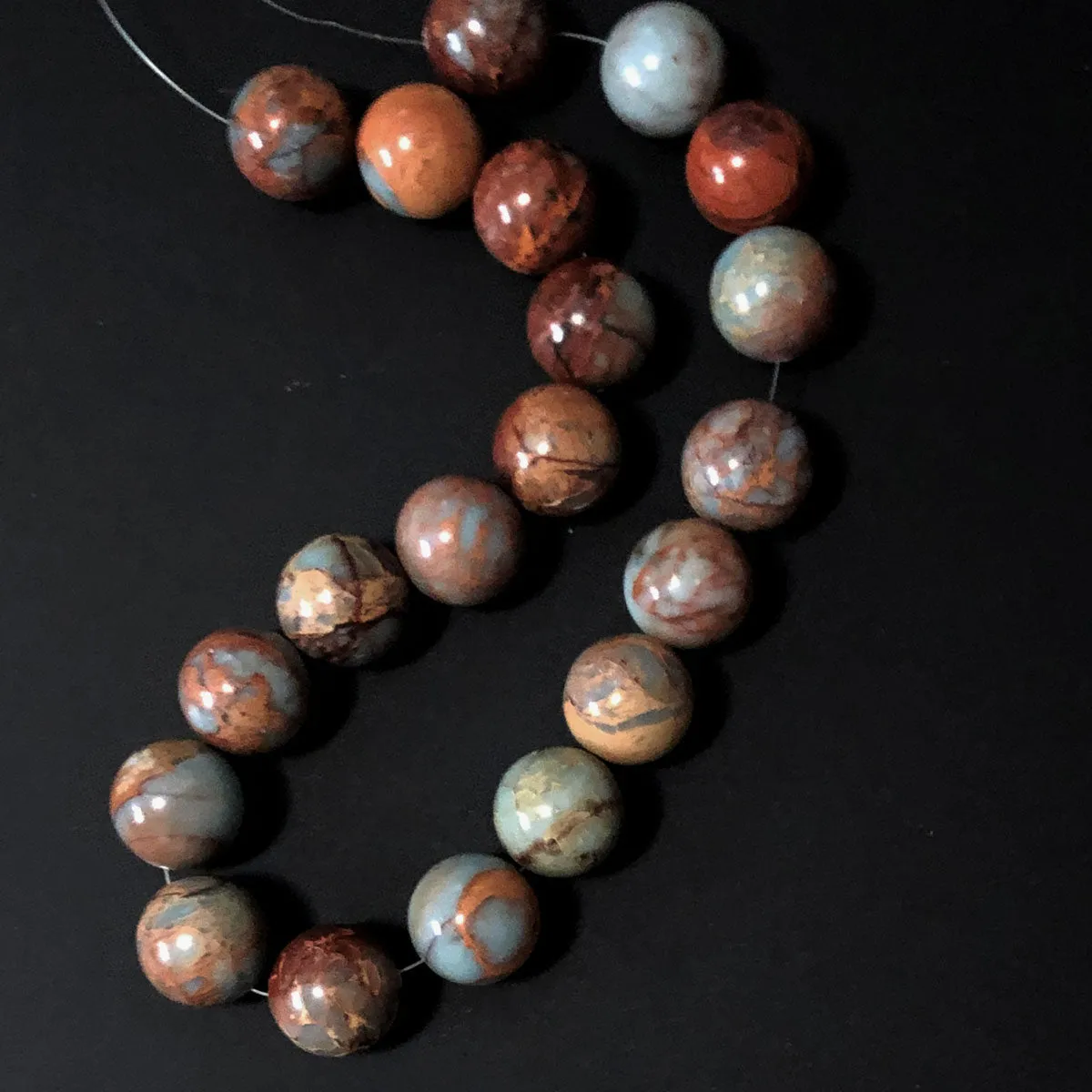 Aqua Terra Jasper 20mm Beads