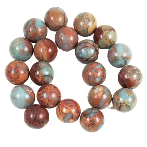 Aqua Terra Jasper 20mm Beads