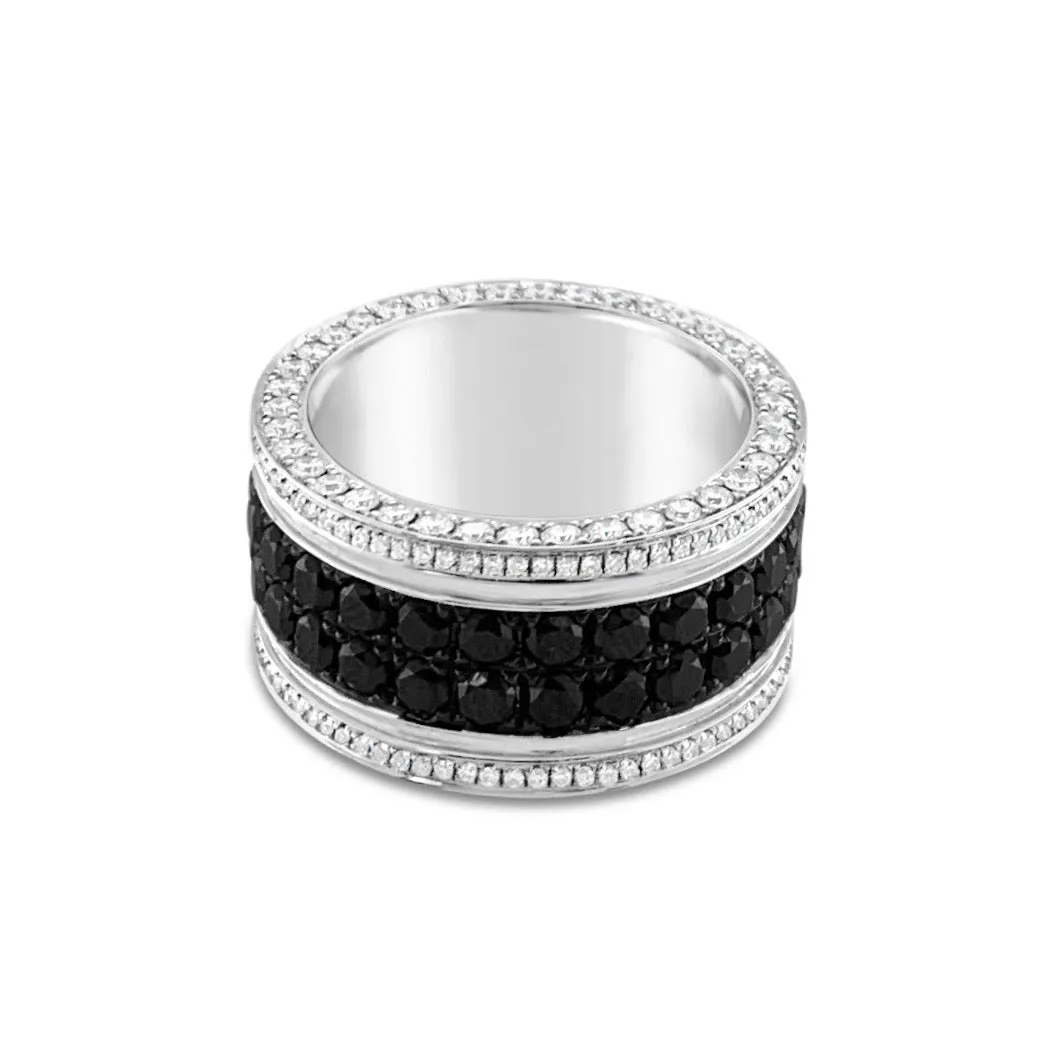 Artisan Brooklyn Men's Diamond Ring | 18K White Gold