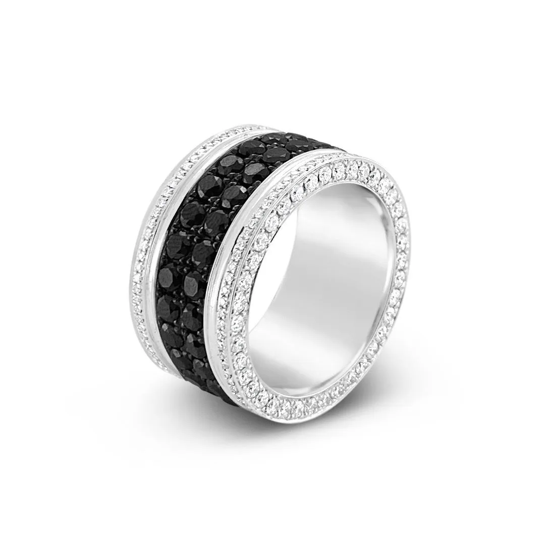 Artisan Brooklyn Men's Diamond Ring | 18K White Gold