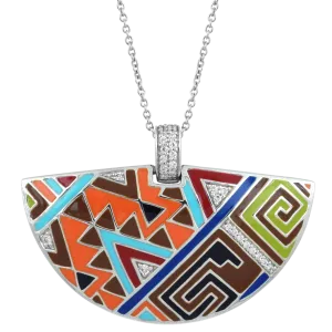 Belle Etoile Sedona Pendant - Orange