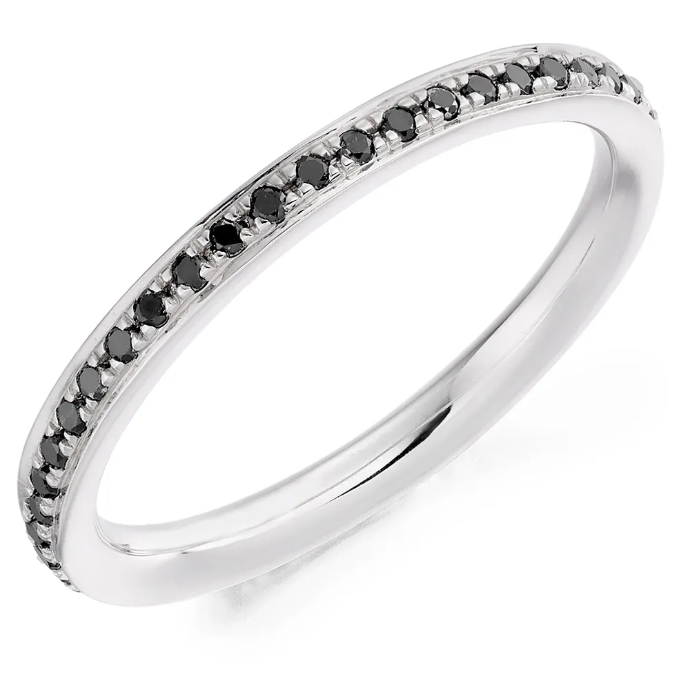Black Diamond Full Eternity Ring