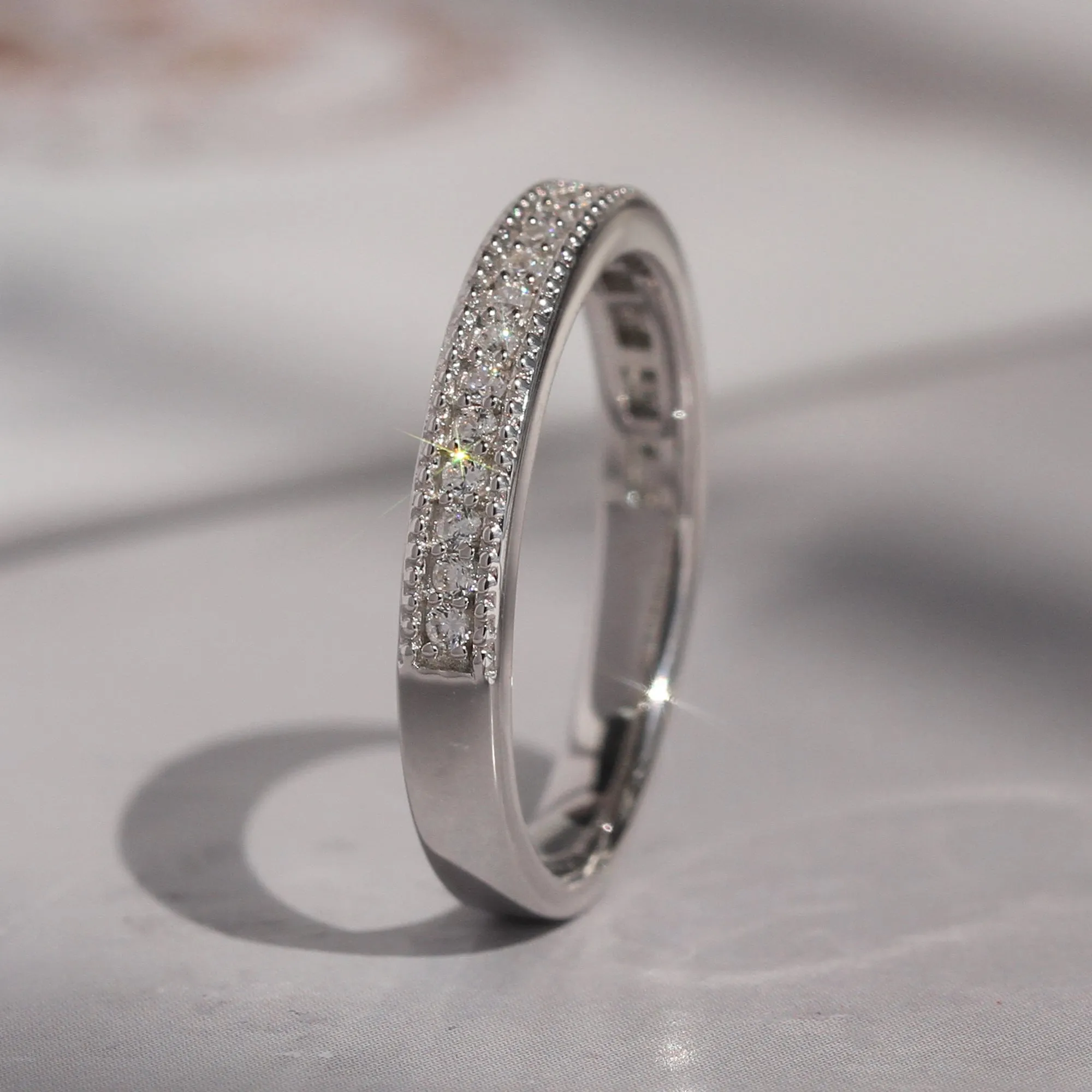 Brilliant 0.5 CT Vintage Halo Ring Set