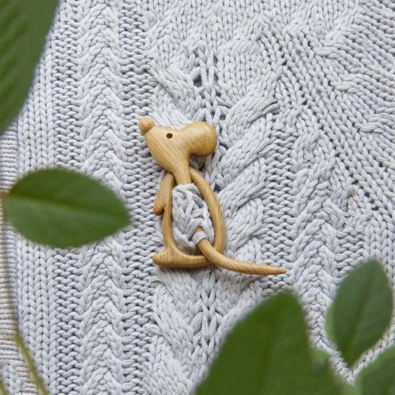 Brooch Pin with Wooden Animal Pattern  - 🔥🔥Pre-sale For A Limited Time With The Lowest Discount