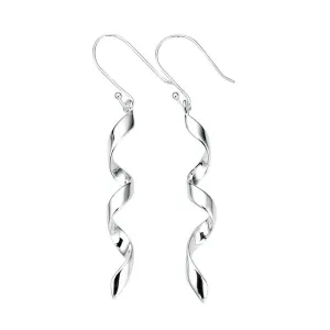 Cascading Spiral Sterling Silver Earrings