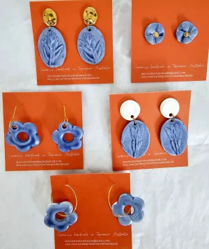 Ceramic Drop Earrings - DOT Creative Tasmania