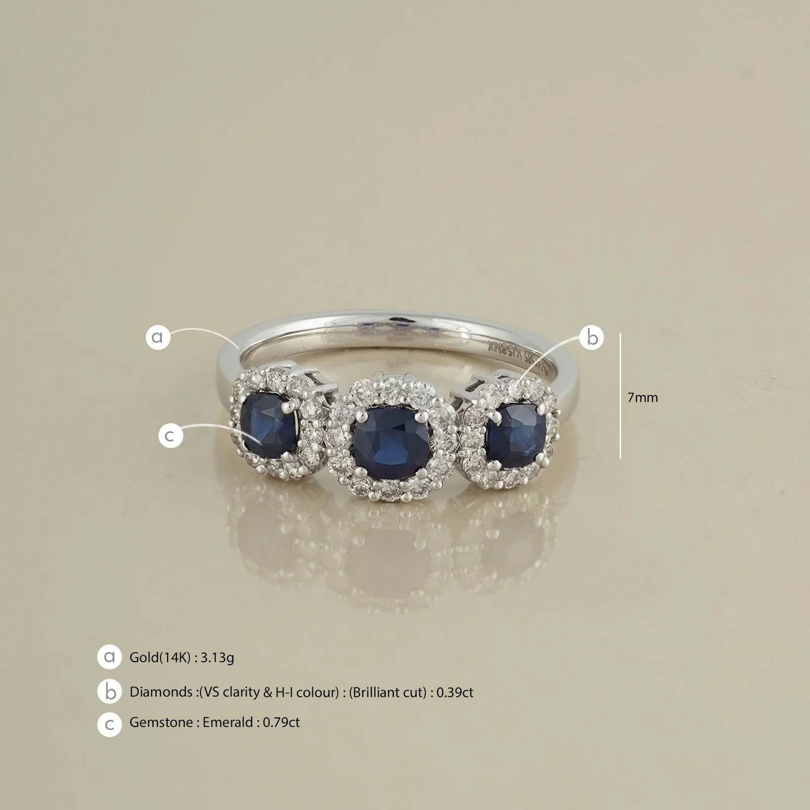 Cerys Sapphire Ring