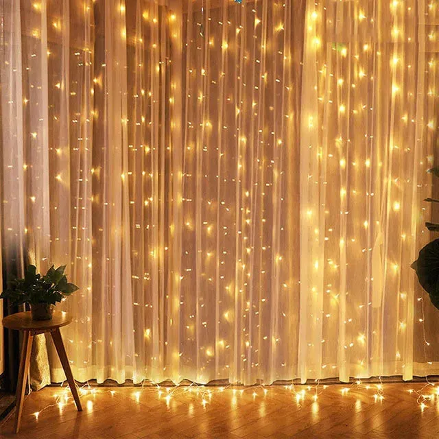 Christmas LED Curtain Lights