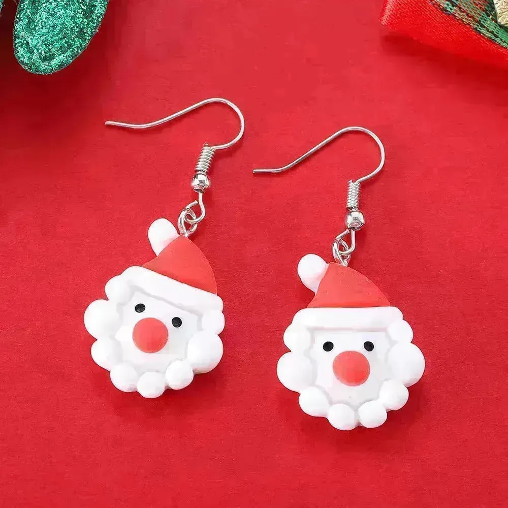 Creative Cartoon Christmas Earrings Fashion