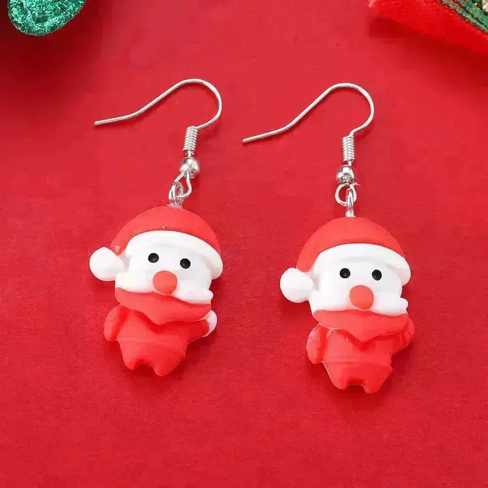 Creative Cartoon Christmas Earrings Fashion