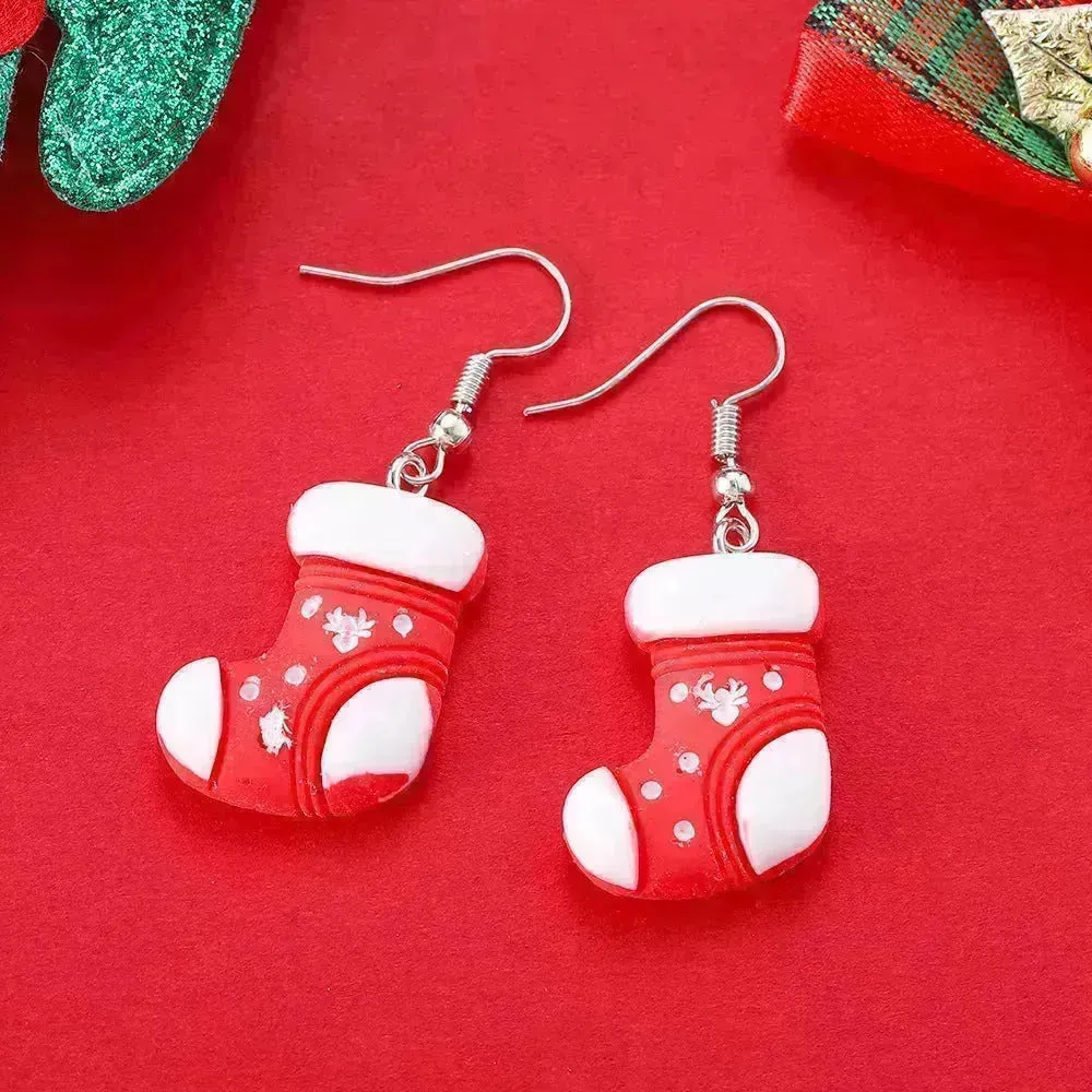 Creative Cartoon Christmas Earrings Fashion