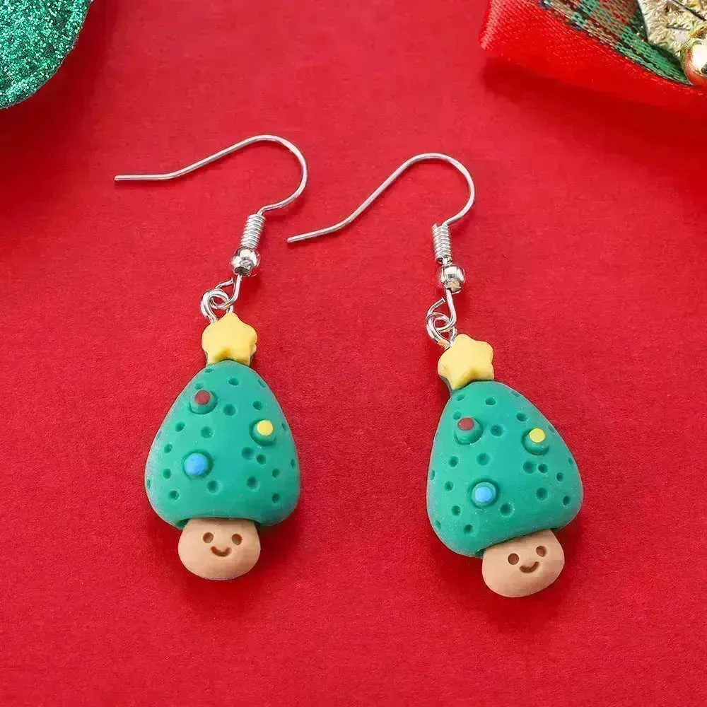 Creative Cartoon Christmas Earrings Fashion