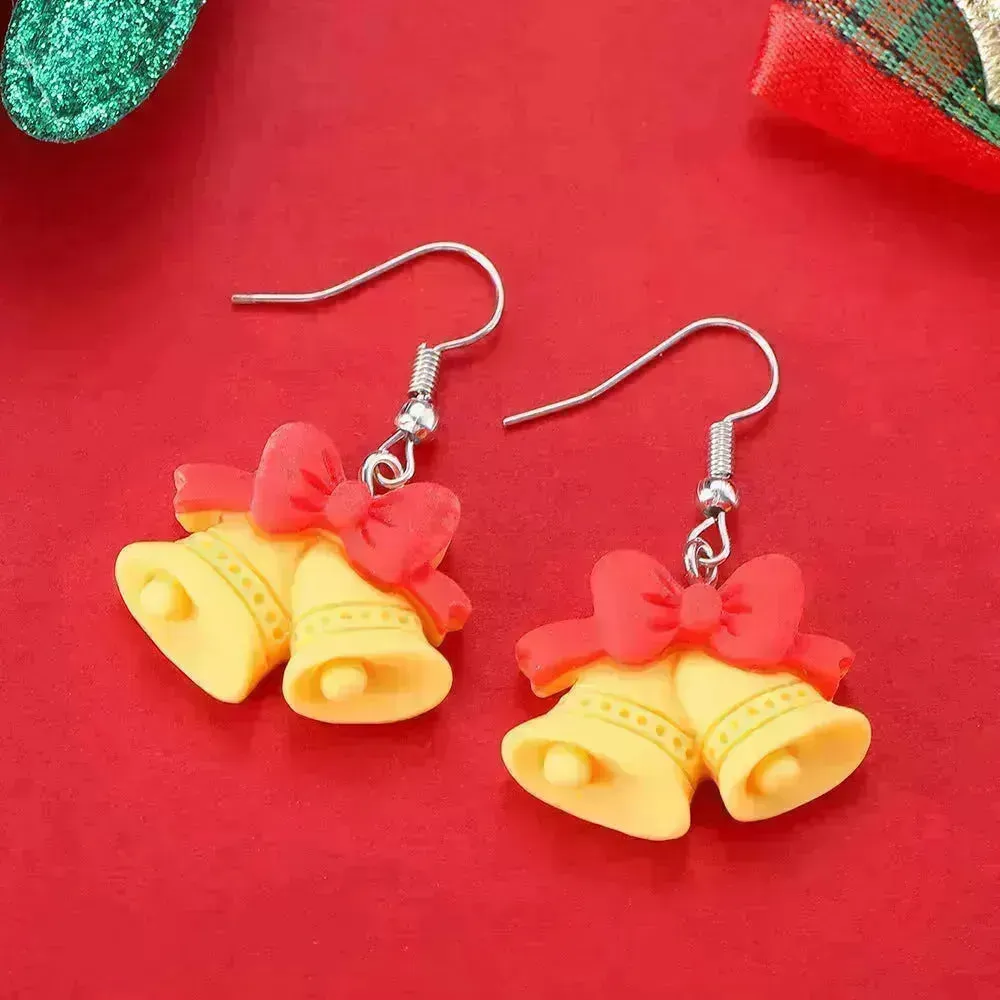 Creative Cartoon Christmas Earrings Fashion