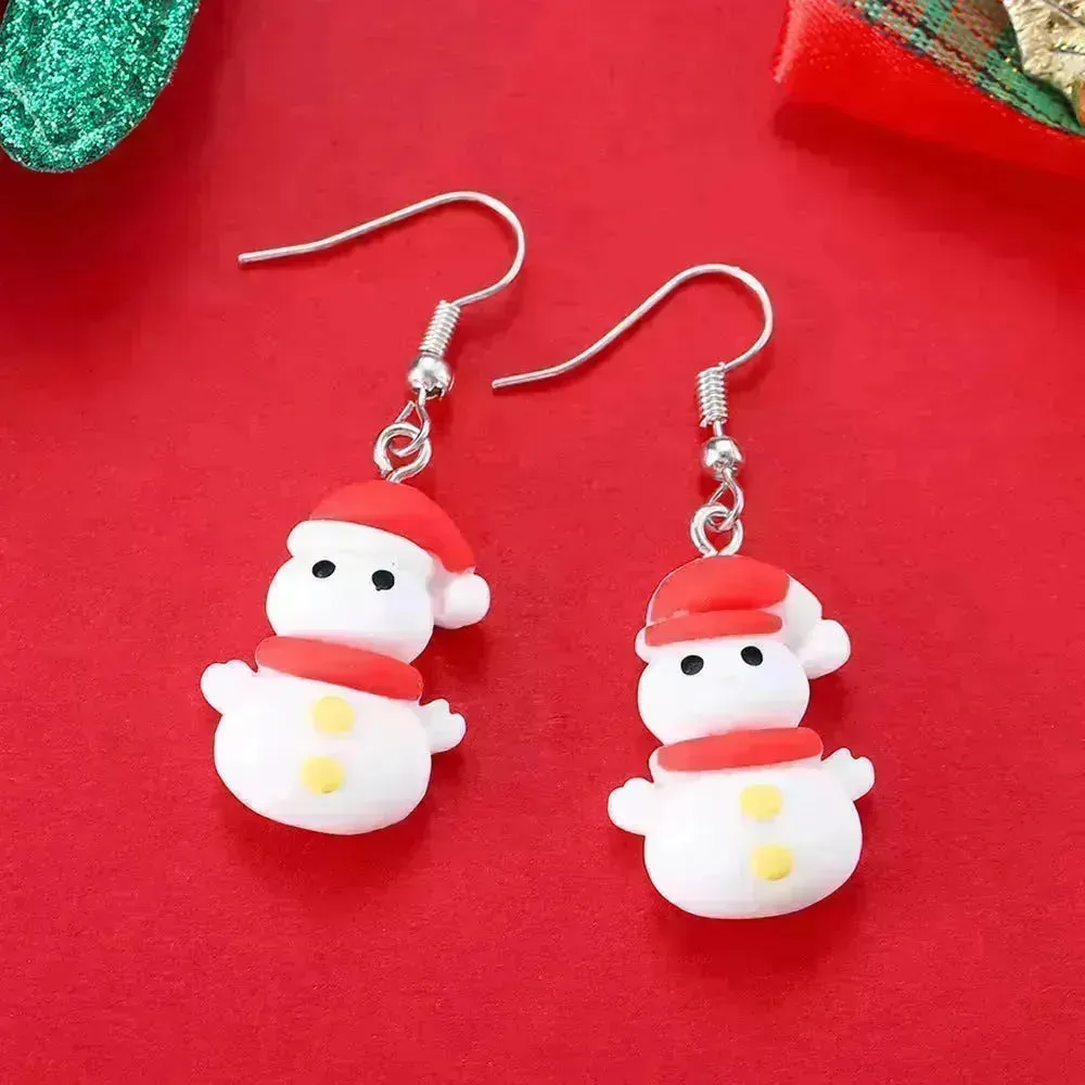 Creative Cartoon Christmas Earrings Fashion