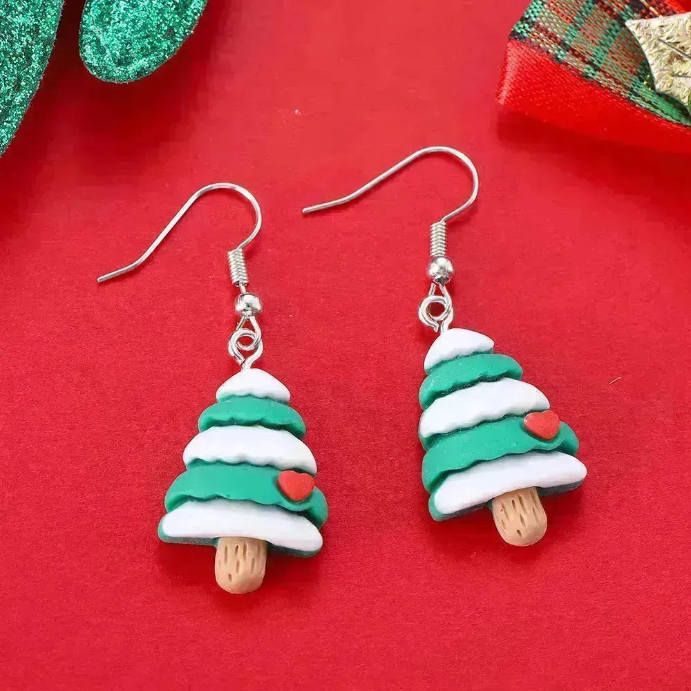 Creative Cartoon Christmas Earrings Fashion