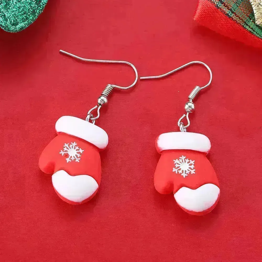 Creative Cartoon Christmas Earrings Fashion