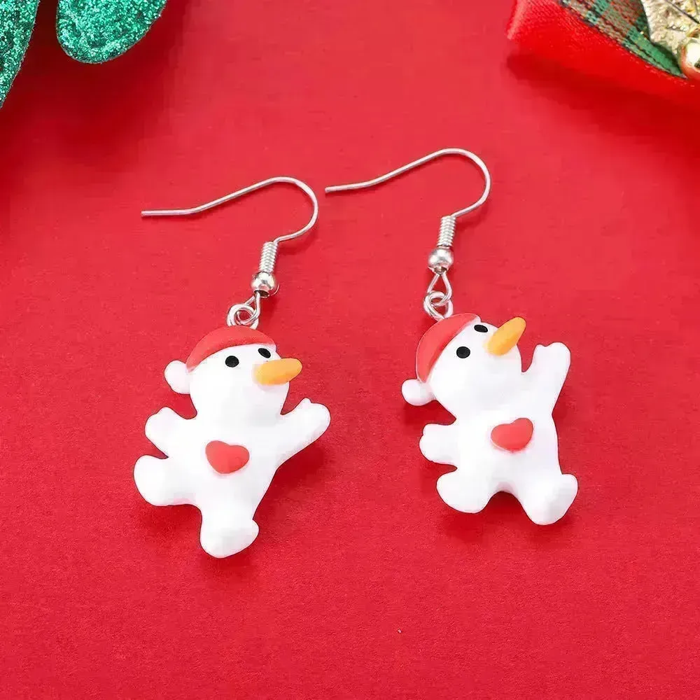 Creative Cartoon Christmas Earrings Fashion