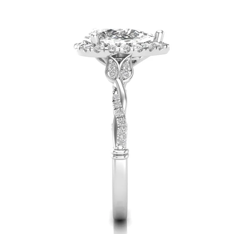 Diamond Engagement Ring Luminar L8676-PS 1.82 ctw