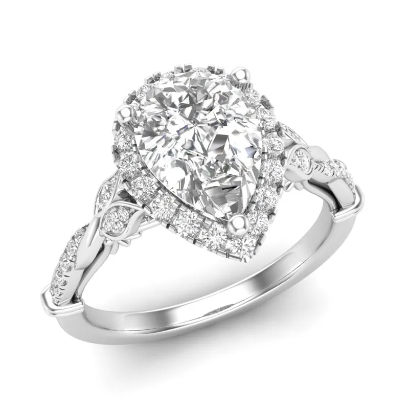 Diamond Engagement Ring Luminar L8676-PS 1.82 ctw