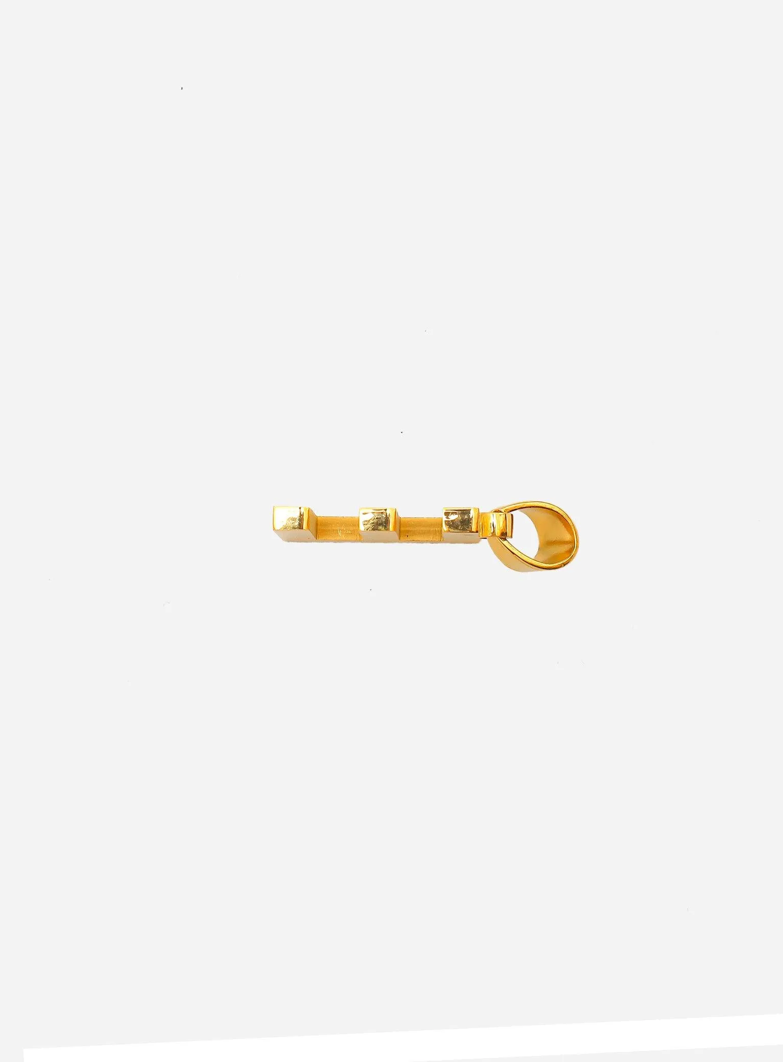 Diamond Gold Letter E Pendant