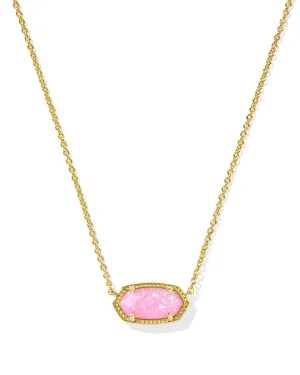 Elisa Necklace Gold Carnation Opal