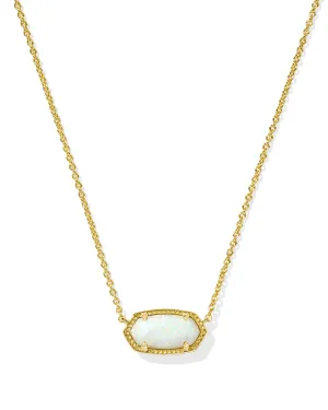 Elisa Necklace Gold Yellow Opal