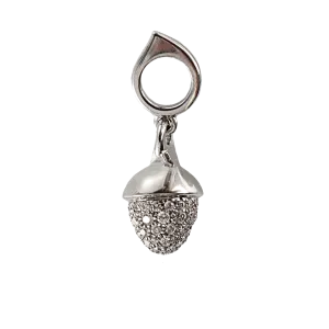Flamenco White Pave Pendant