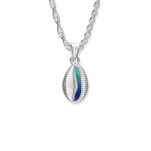 Fluke Jewellery - Groatie Buckie Large Enamelled Silver Pendant FEP 12 - P
