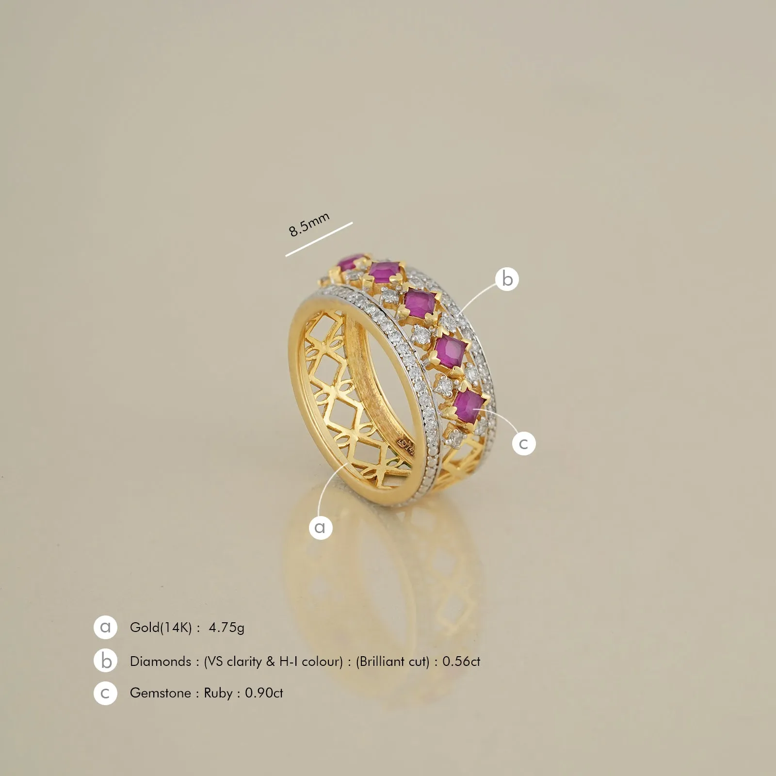 Freida Ruby Ring