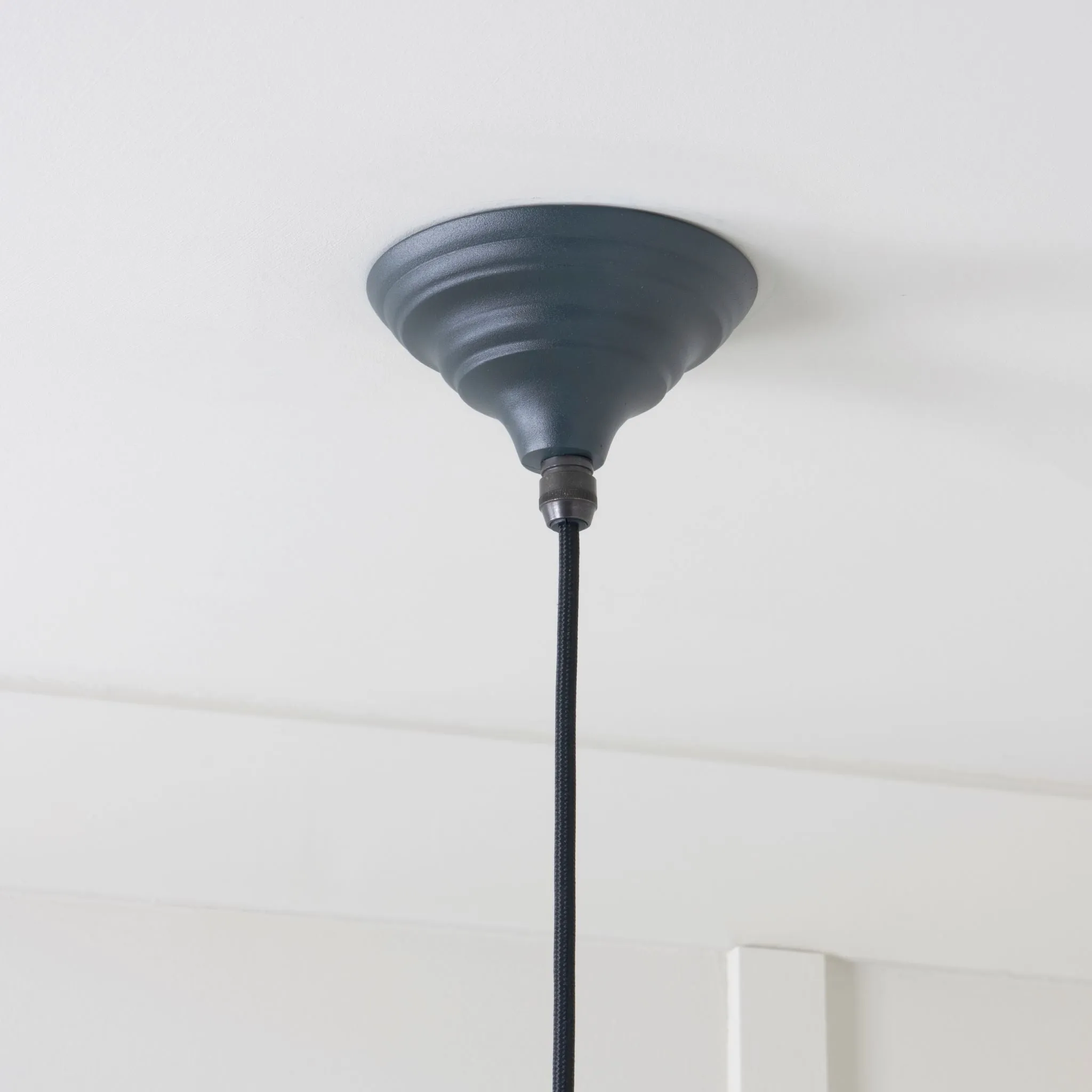 From The Anvil Smooth Brass Harborne Pendant Light