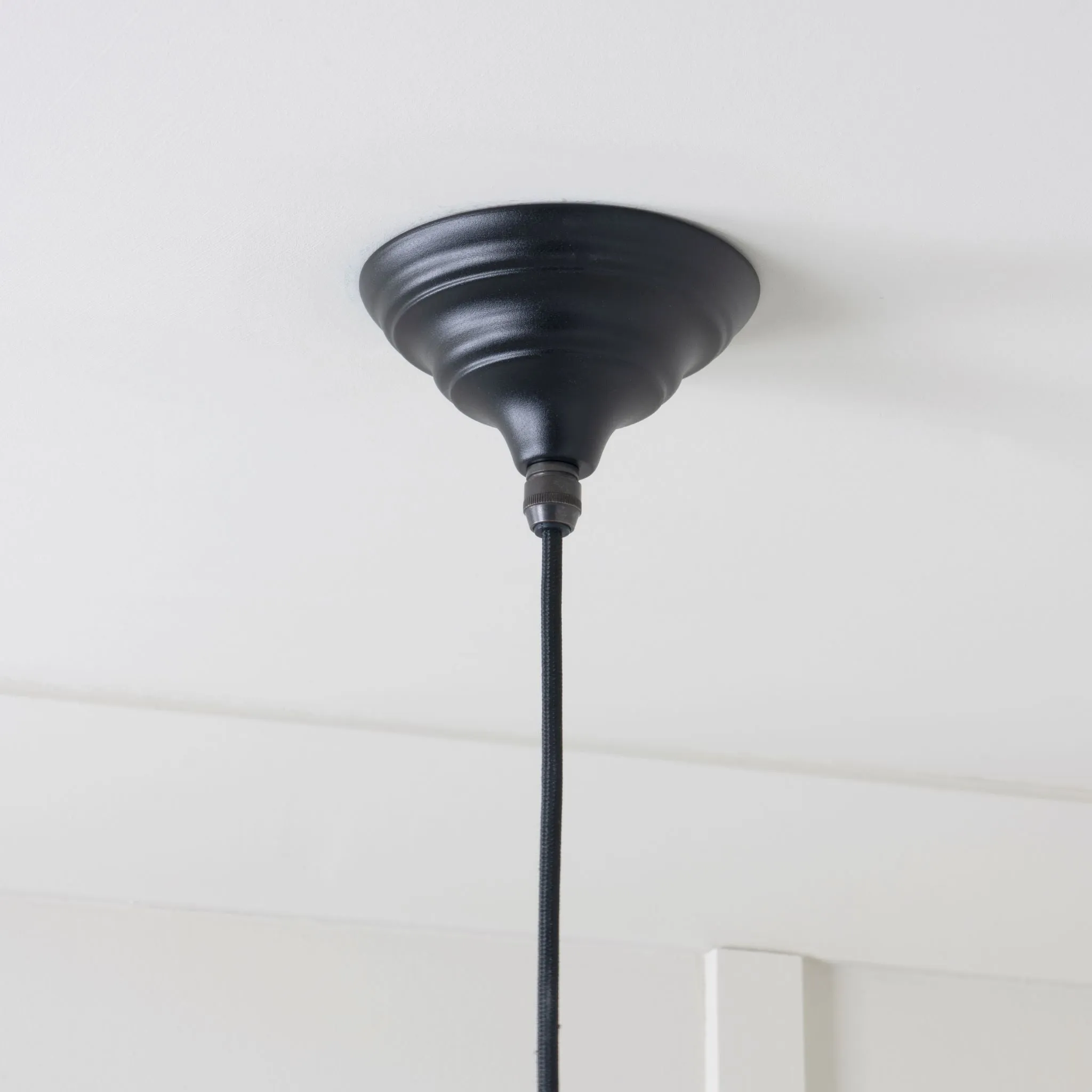 From The Anvil Smooth Brass Harborne Pendant Light
