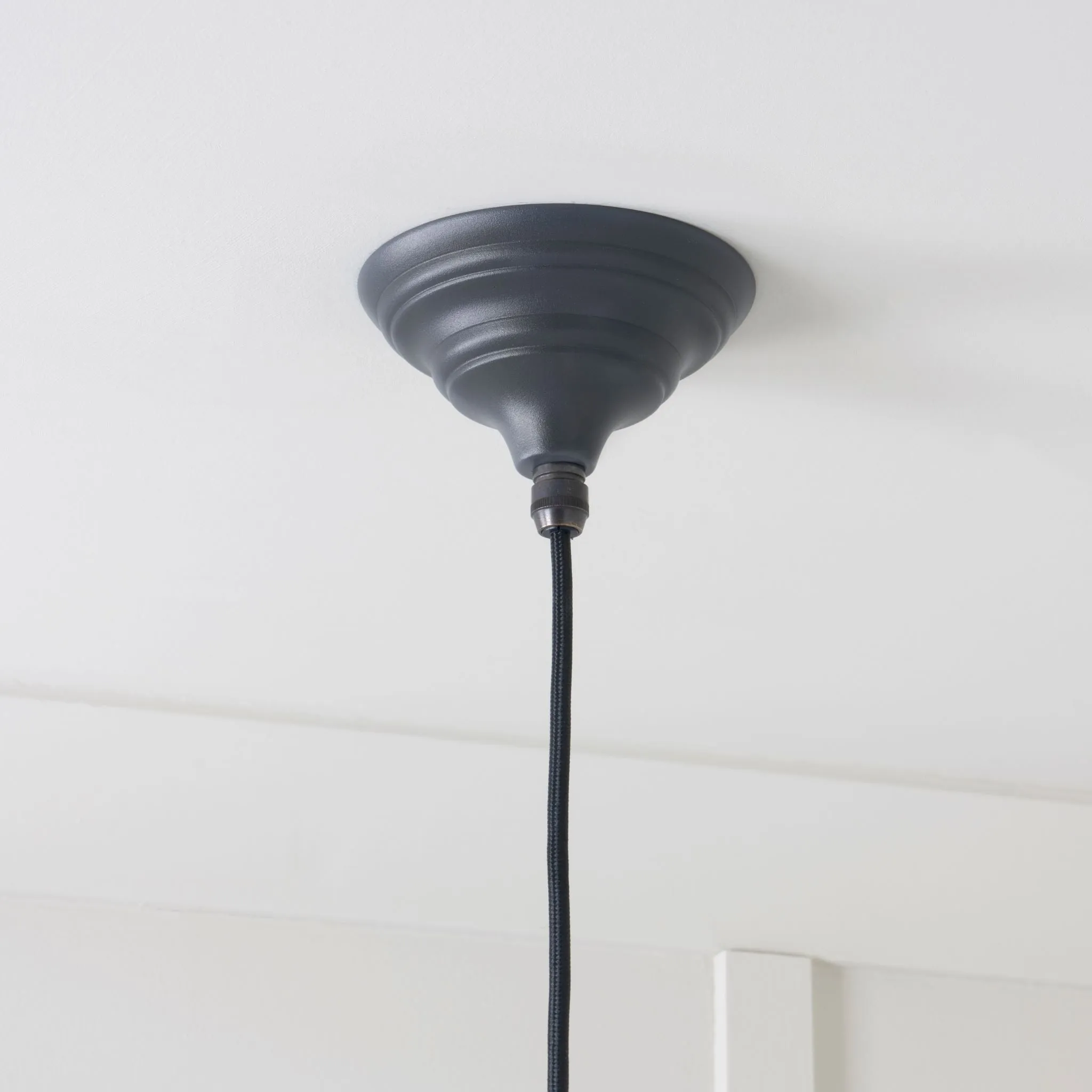 From The Anvil Smooth Brass Harborne Pendant Light