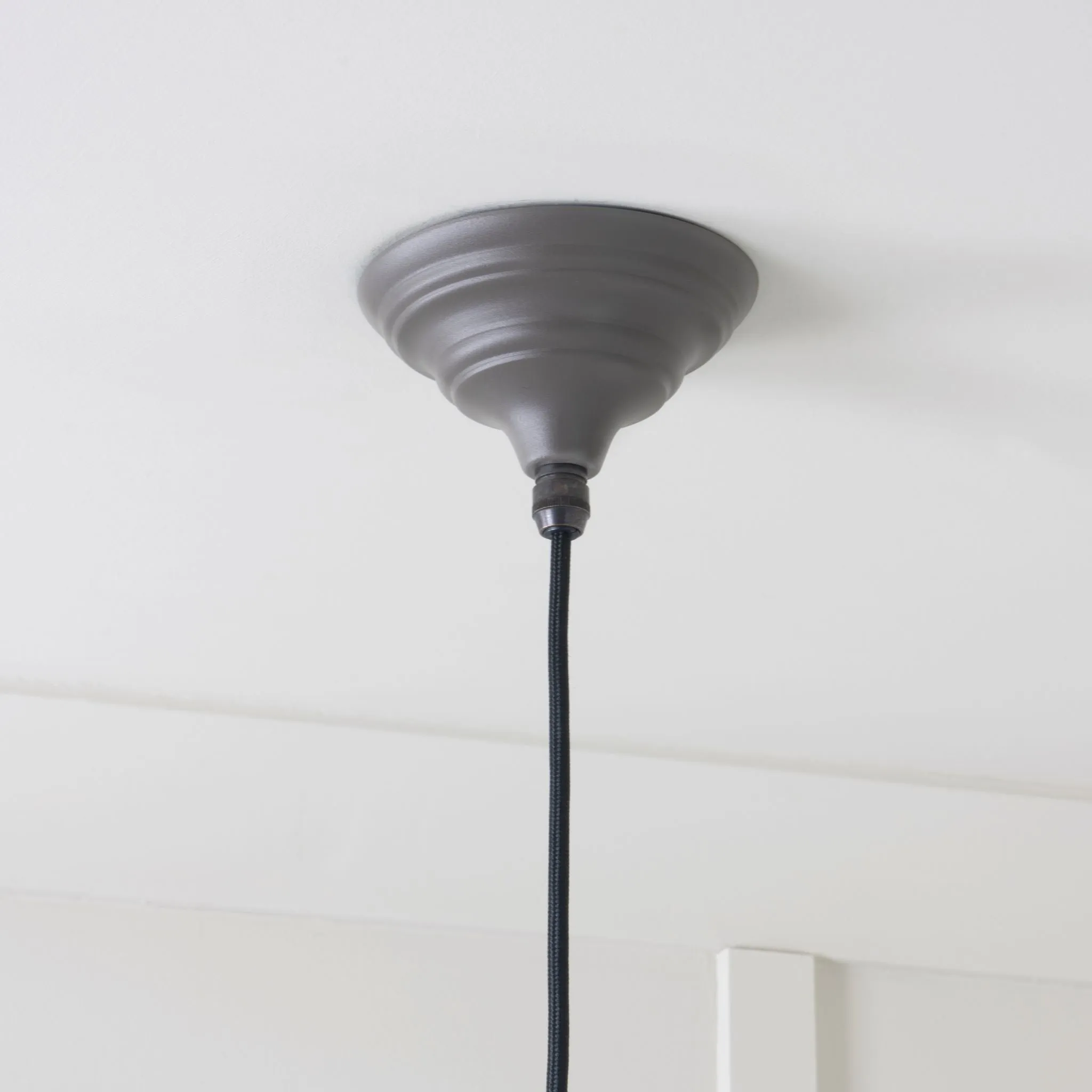 From The Anvil Smooth Brass Harborne Pendant Light
