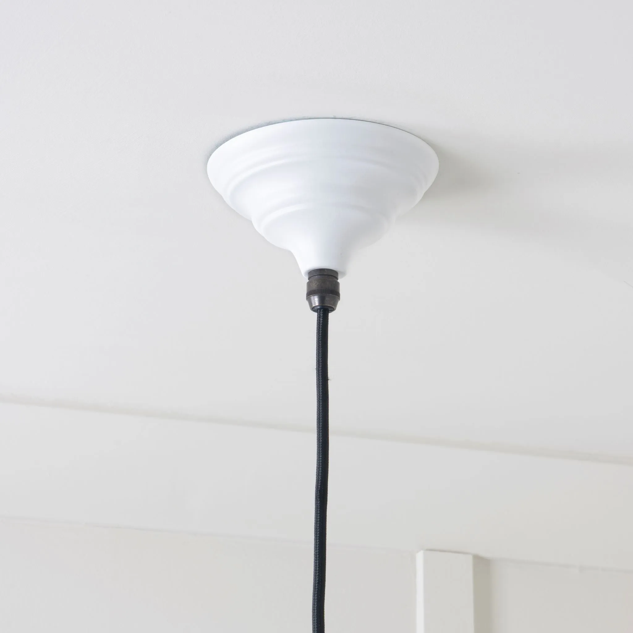 From The Anvil Smooth Brass Harborne Pendant Light