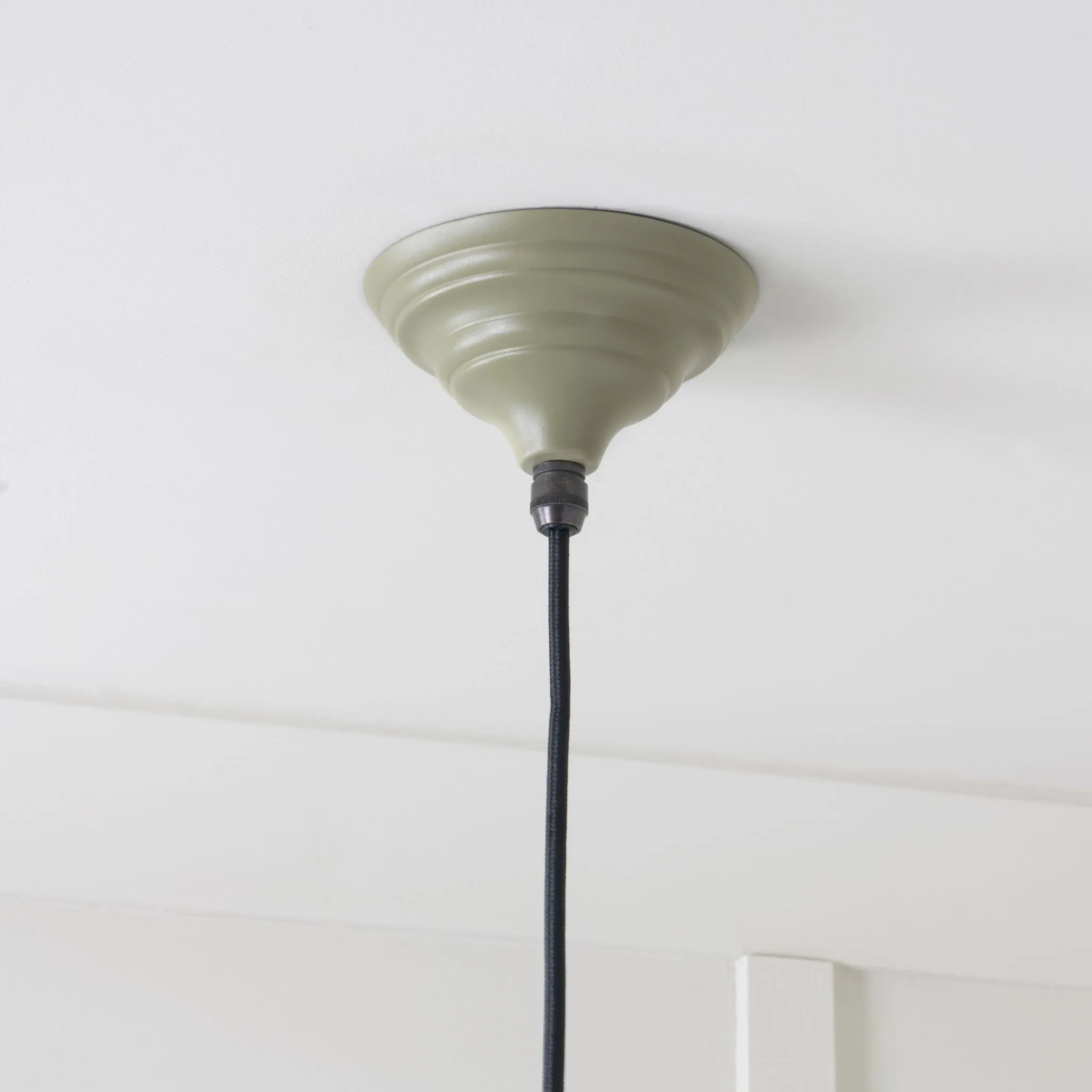 From The Anvil Smooth Brass Harborne Pendant Light
