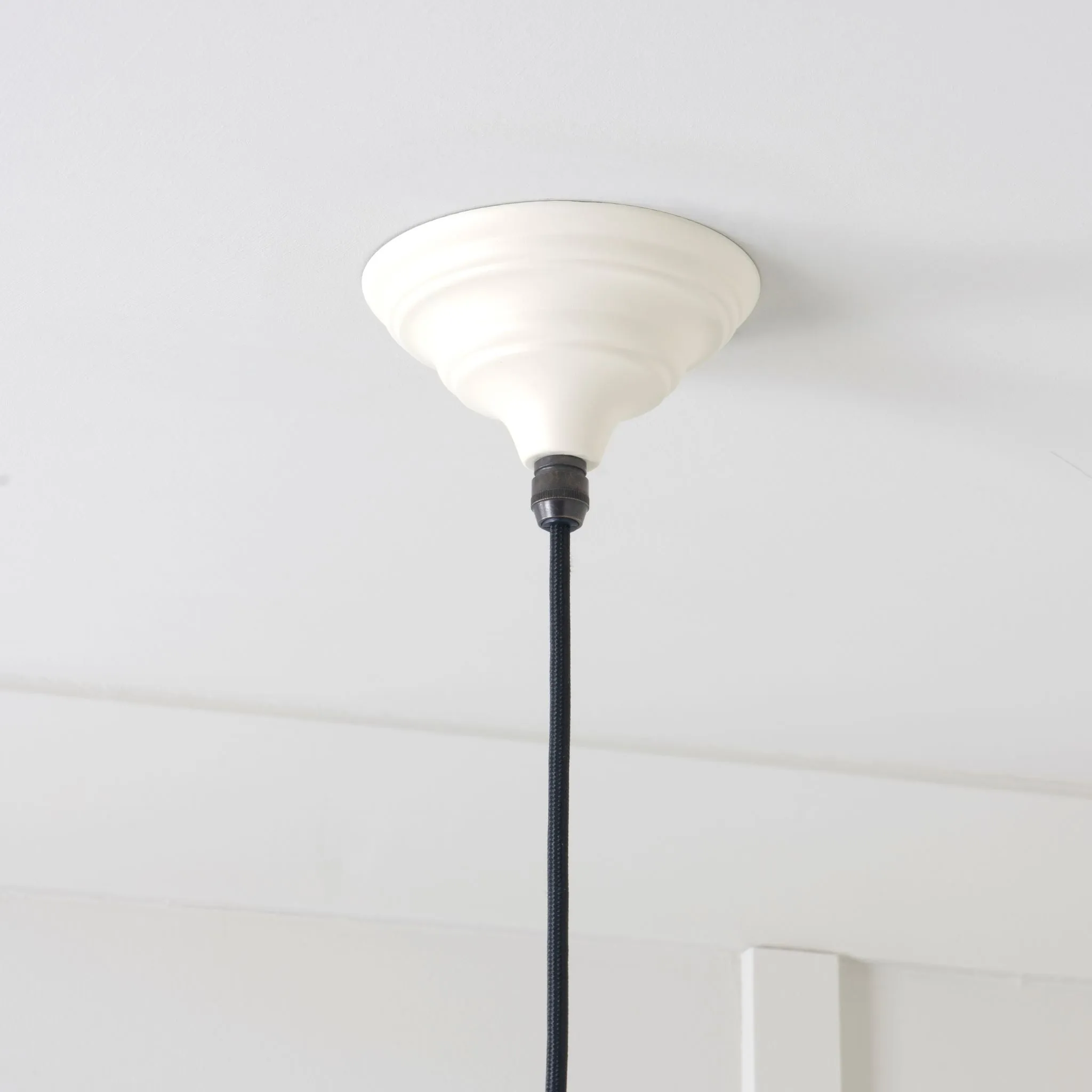 From The Anvil Smooth Brass Harborne Pendant Light