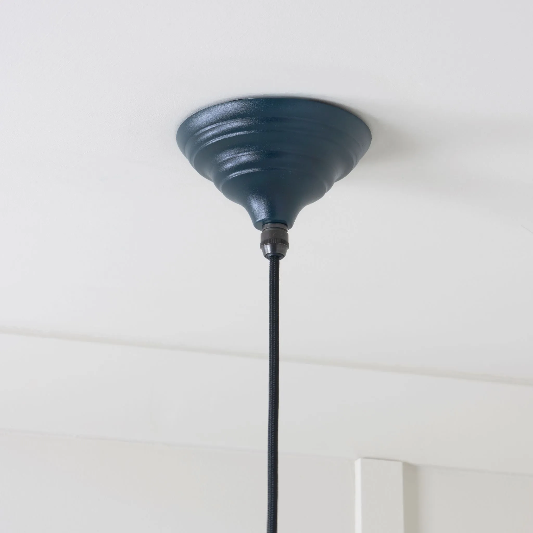 From The Anvil Smooth Brass Harborne Pendant Light