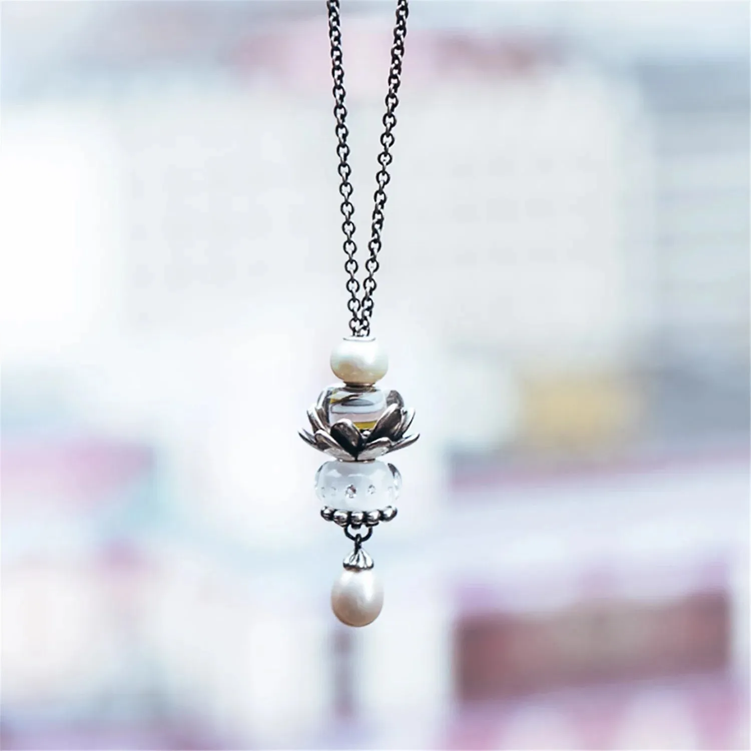 Giant Lotus Silver Bead | Trollbeads