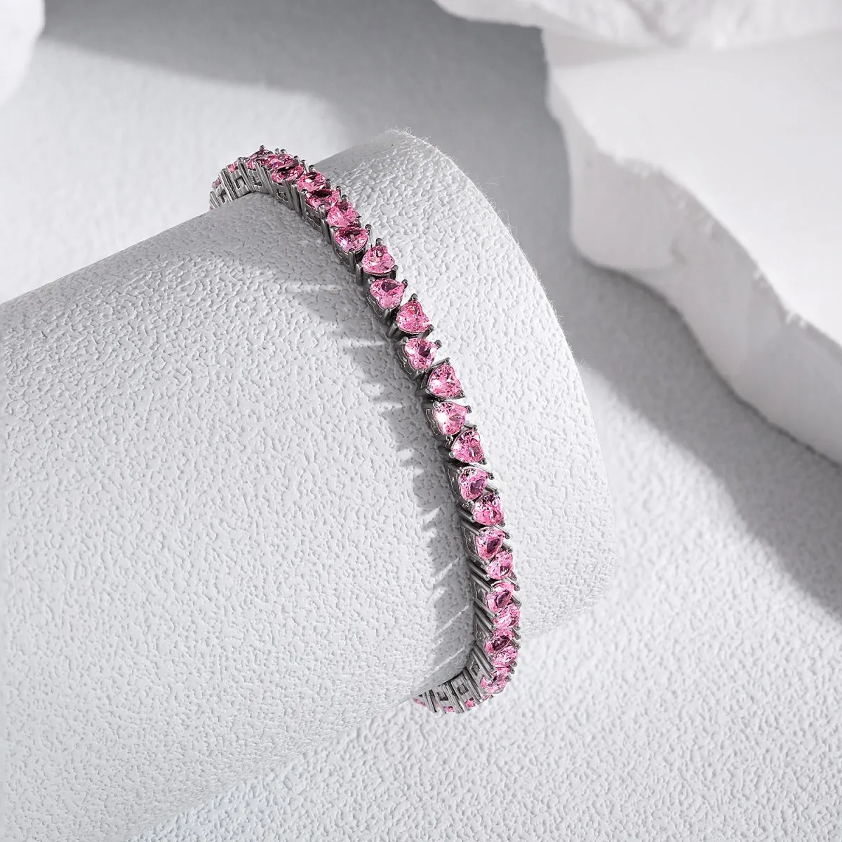 [Goodv]Dazzling Romantic Heart Shape Lover Bracelet