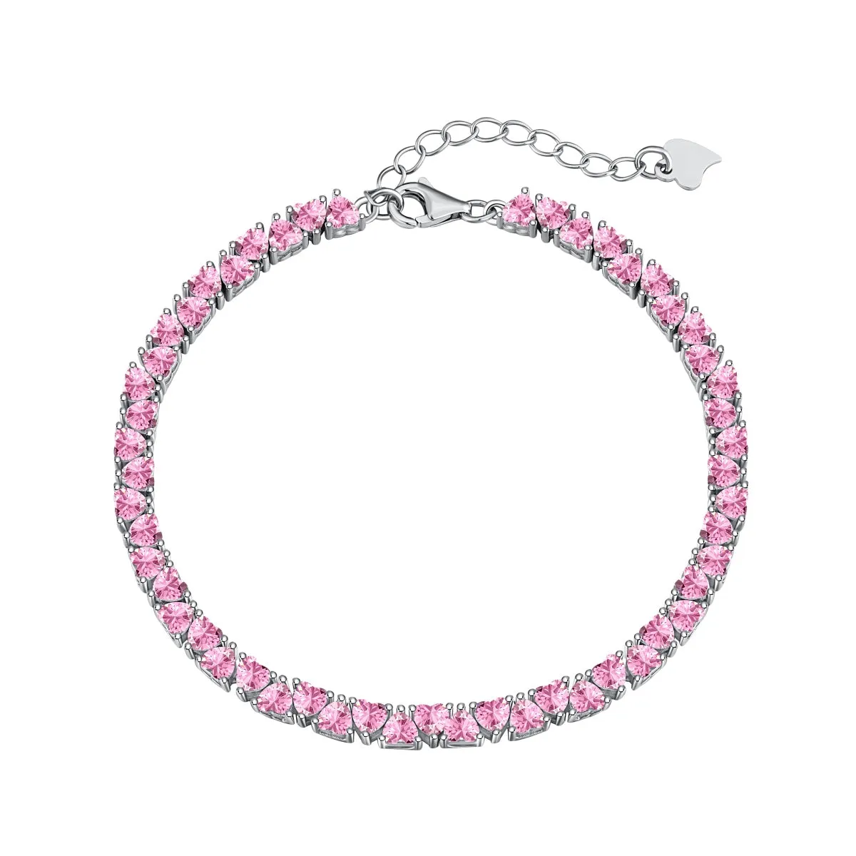 [Goodv]Dazzling Romantic Heart Shape Lover Bracelet
