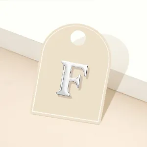 iLLASPARKZ -F- Metal Monogram Initial Lapel Mini Pin Brooch