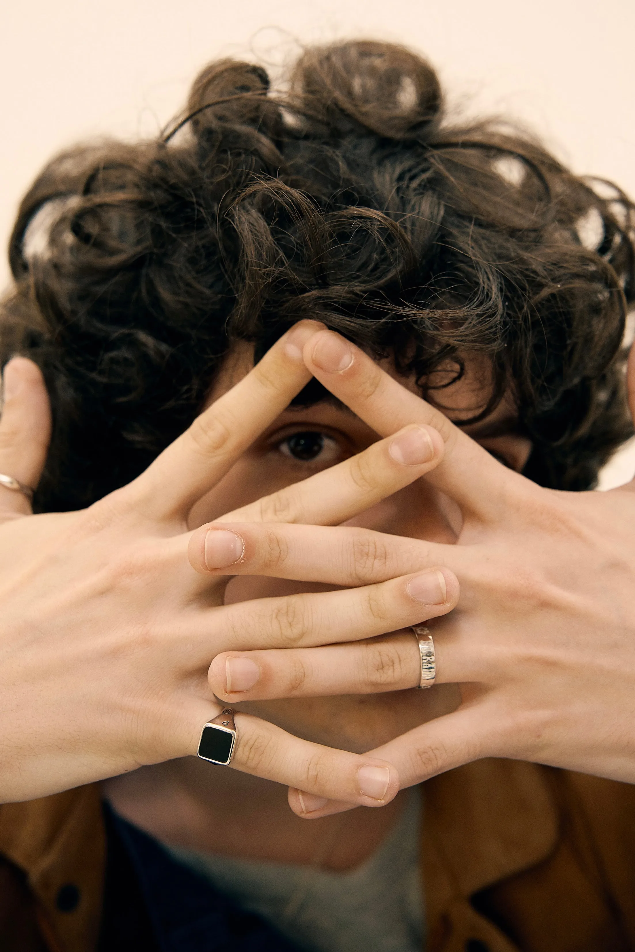 JIMI signet ring with black onyx