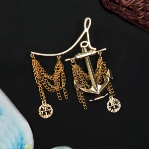 Kavove Chime Cruiser Golden Colour Brooch
